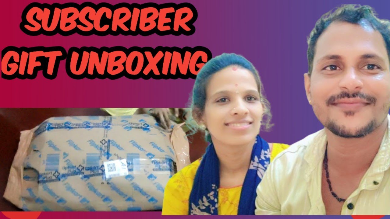 Subscriber Gift 🎁 Unboxing #couplevlog #tulucouple #tulu  #funny #tuluvlog#kudlanews