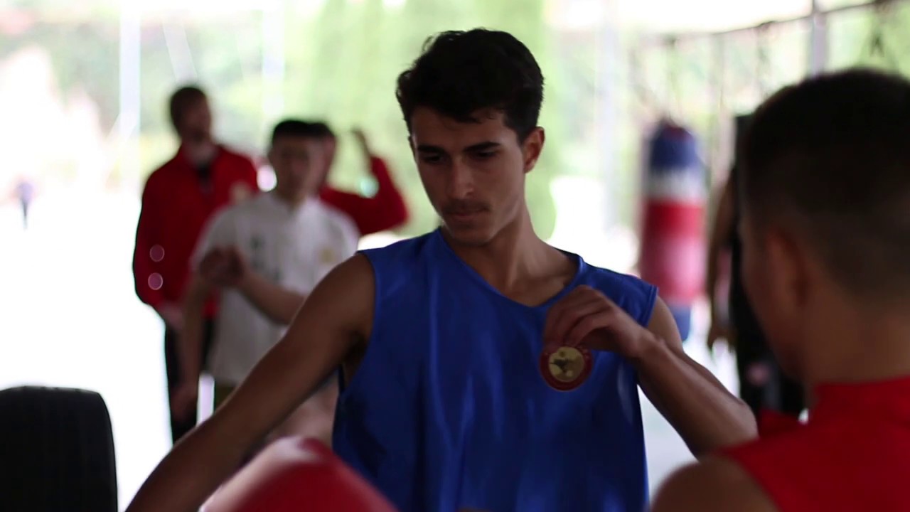 Sanda Class (Chinese Kickboxing ) Learning -side kick training