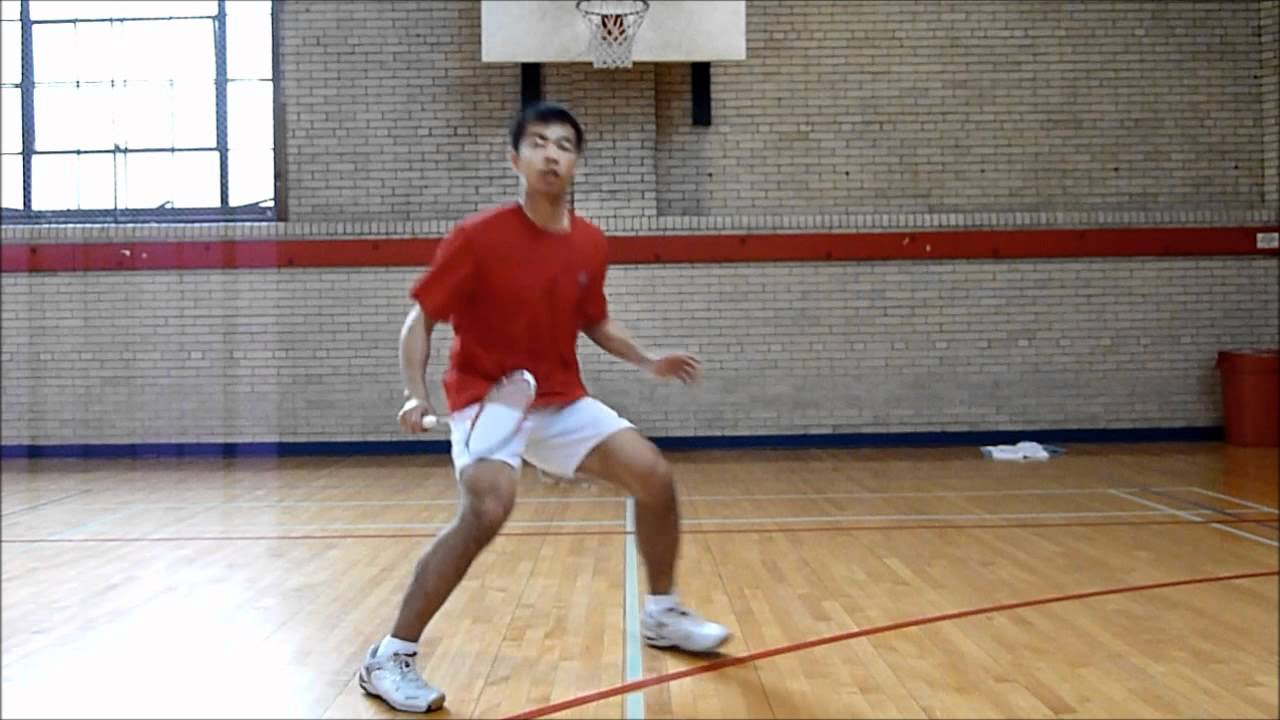 Badminton Footwork by Jimmy Lin, Part 3C: Back Court Combined