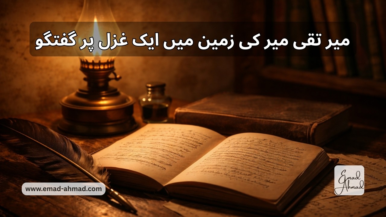 Ghazal in the land of Mir Taqi Mir | میر تقی میر کی زمین میں ایک غزل پر گفتگو
