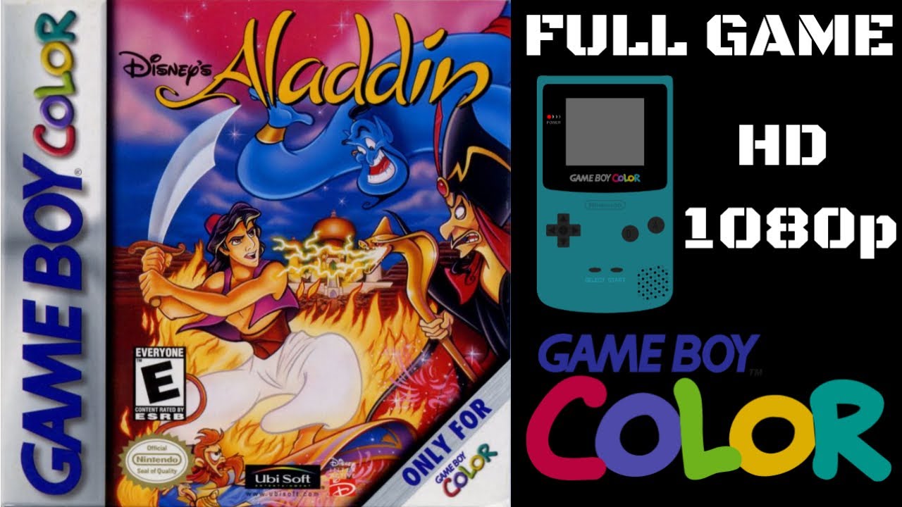 Disney's The Aladdin (Game Boy Color) Gameplay Walkthrough NO COMMENTARY