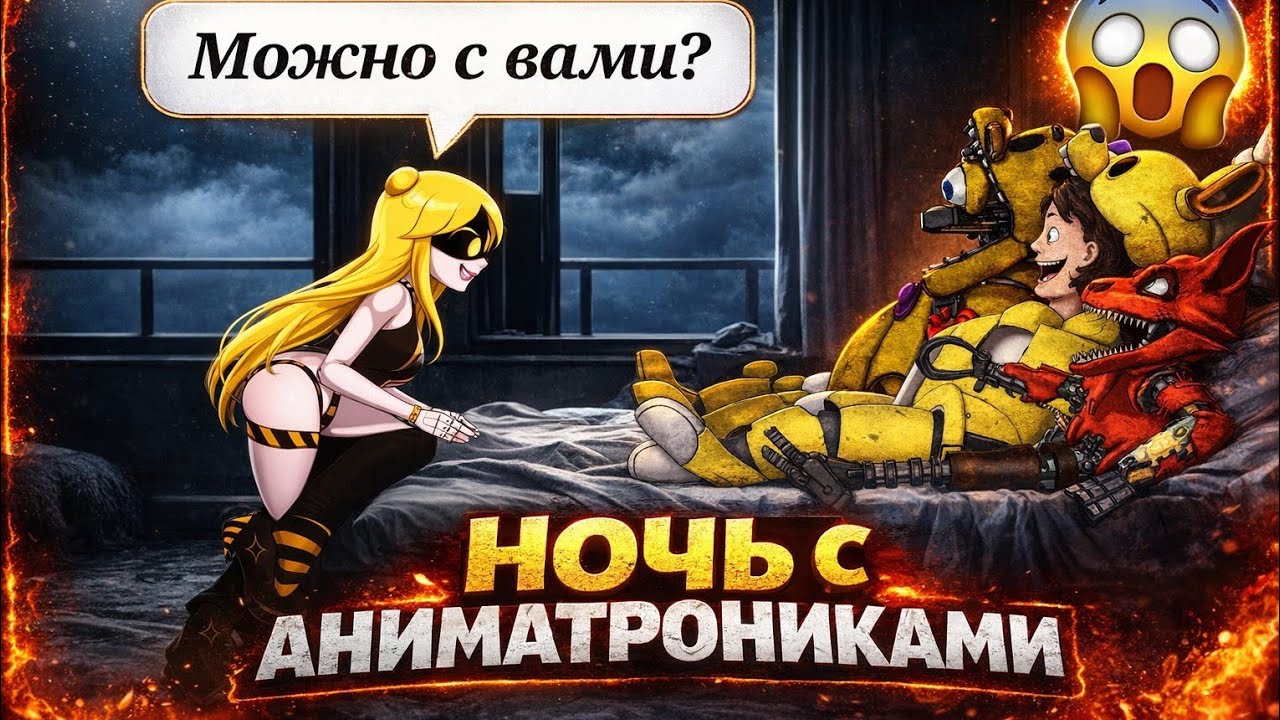 3+1 | Когда страшно ночью 🤫 fnaf+MurderDrones Kriss