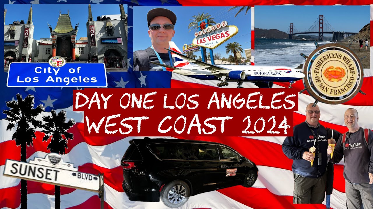 Travel Vlog Day 1 of our West Coast road trip in Los Angeles