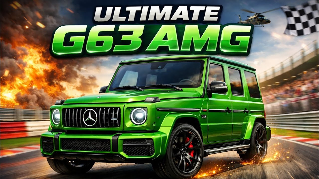 G63 Green colour Car [ G￼63 AMG Game Drive Top Speed-203 😳 ]