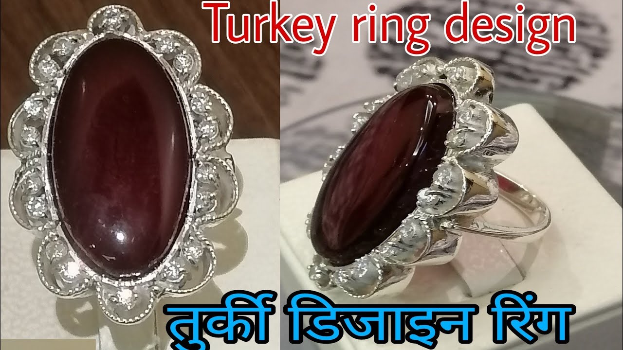 Turkey design ring silver ll video watch तुर्की डिजाइन रिंग सिल्वरll