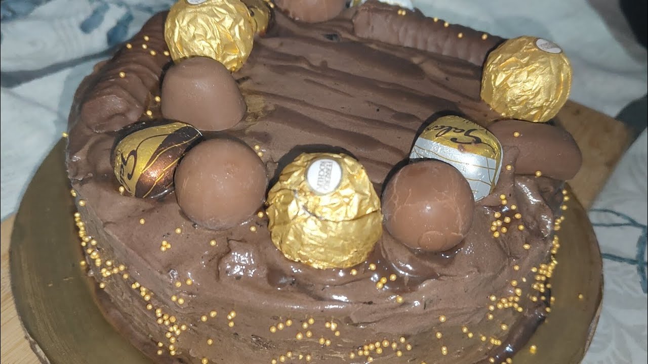 Yummiee Birthday chocolate cake|Easiest  without ovenn #trending #secrethacks #cake 