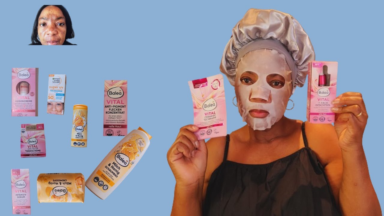Soin visage, Balea 7 fois Vital huile de qualité, lutte contre vieillissement prematuré de la peau.