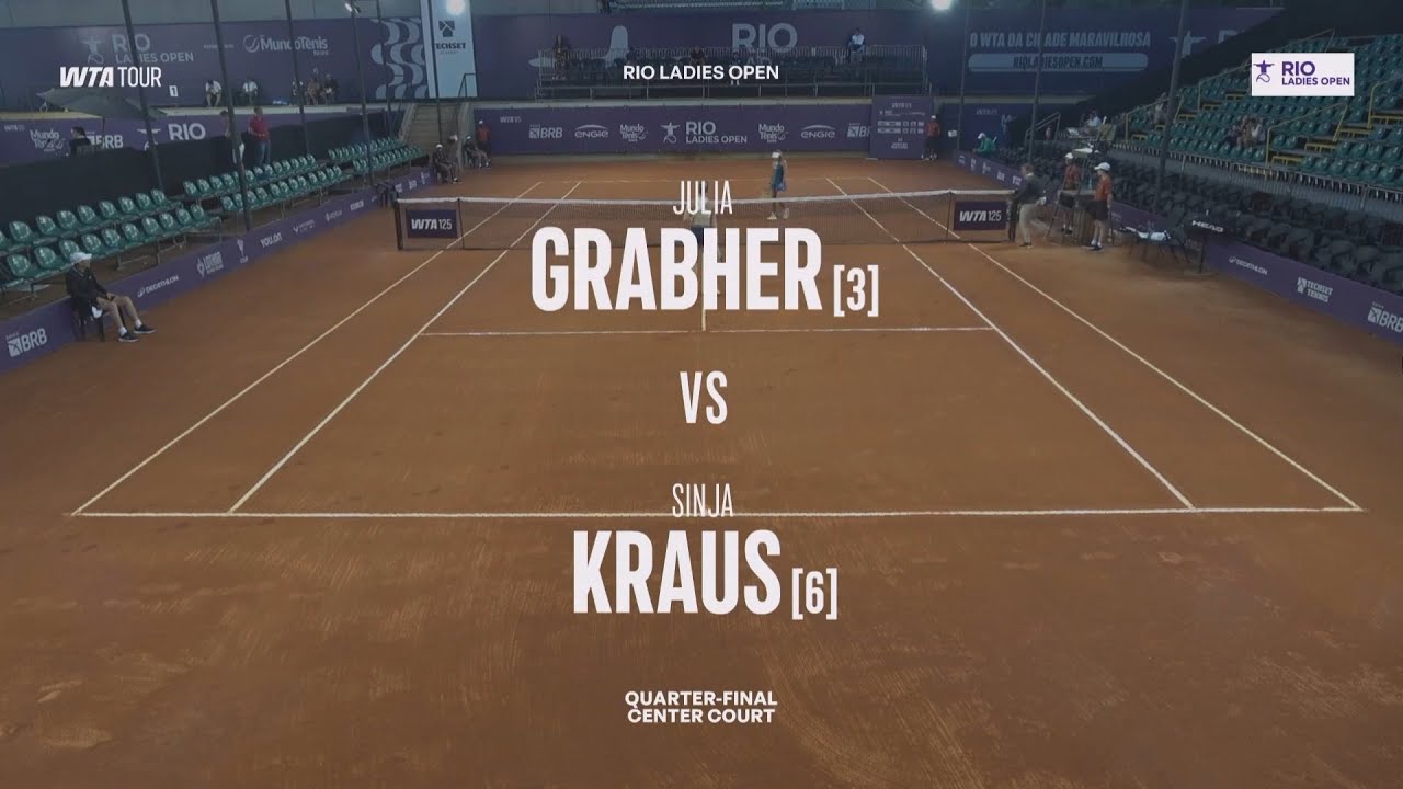 (3) Julia Grapher (AUT) vs  (6) Sinja Kraus (AUT) - Game, Set, Match