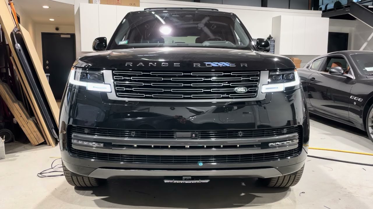 Range Rover Automatic Front License Plate