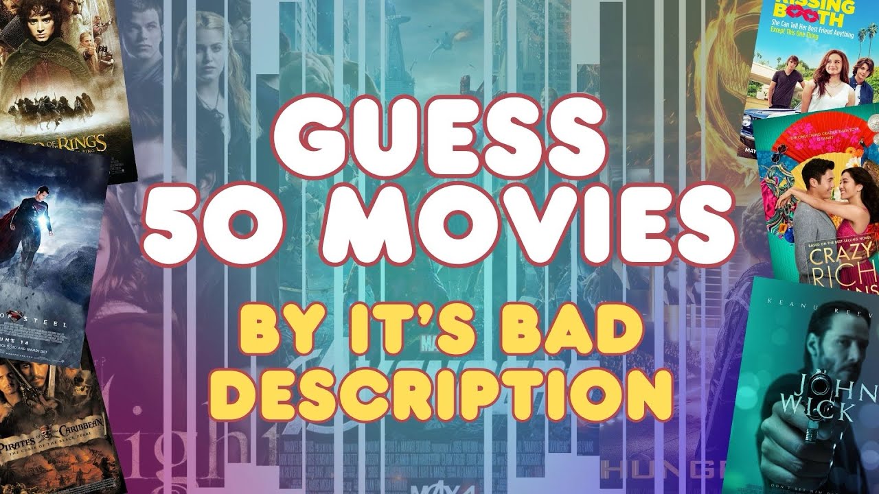 Guess 50 Movies from These Hilarious Bad Descriptions! 🎥😂 | Movie Trivia Challenge