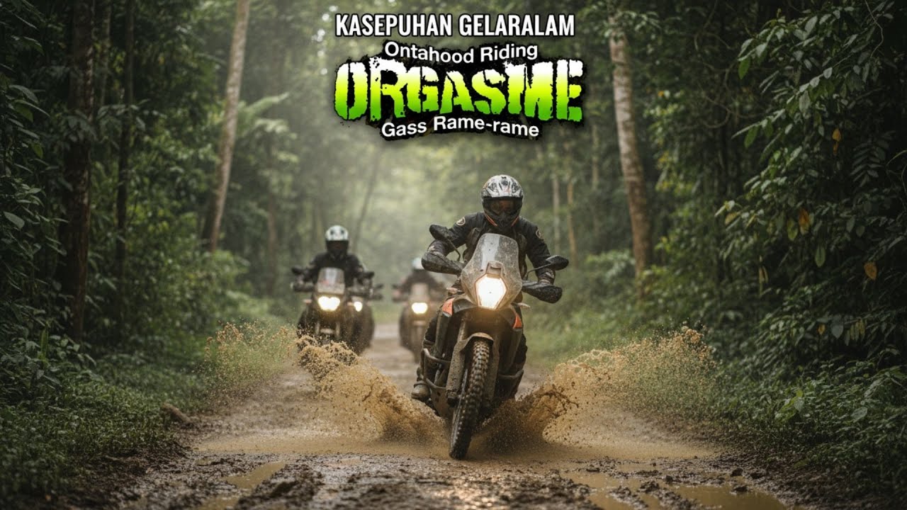 ORGASME – Riding Brutal Penutup 2025 | Ontahood Gas Rame-Rame di Batu Licin & Hujan