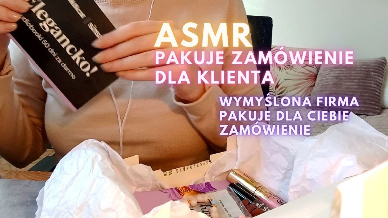 ASMR po polsku ASMR Pakowanie pudełka Relaksujący szelest pudełka i papieru GLOSSYBOX 📦