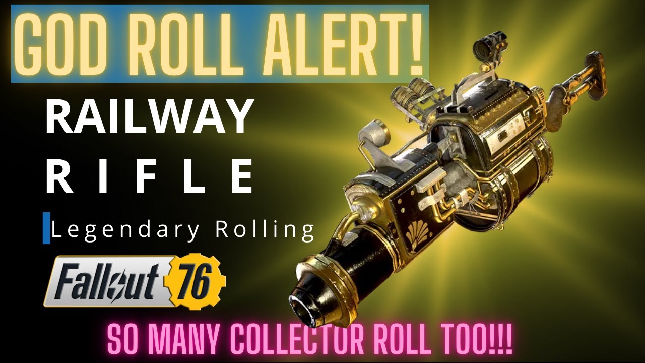 God Roll Railway Rifle! | Fallout 76!