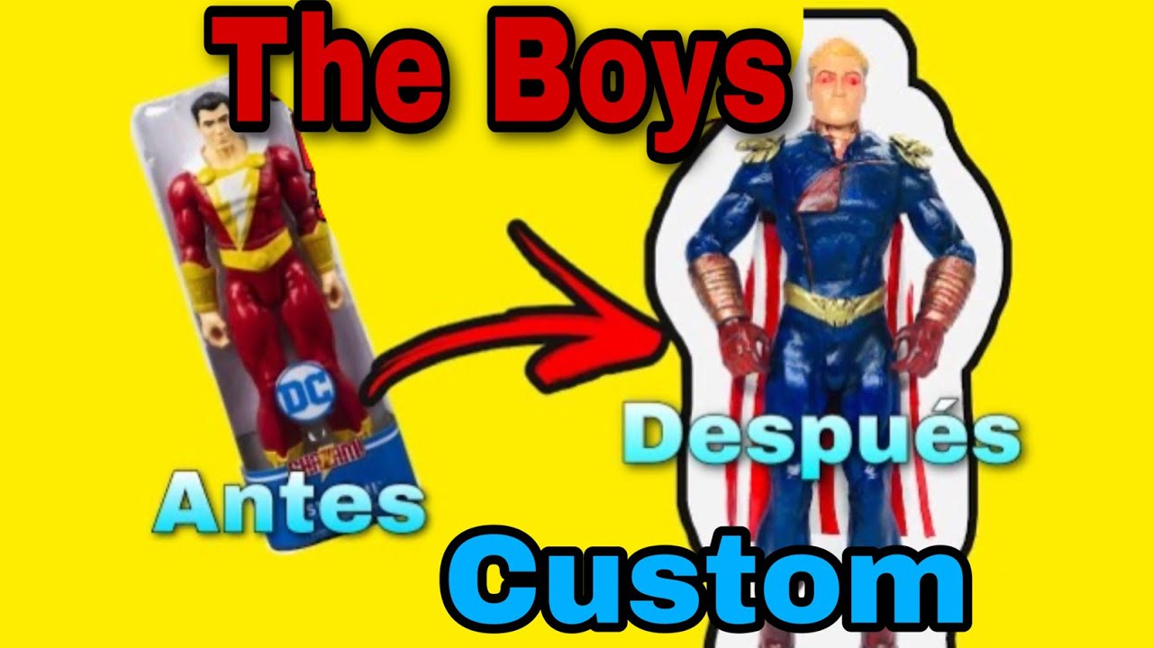 🔵 THE BOYS homelander/vengador/patriota custom figura. #theboys #homelander #custom