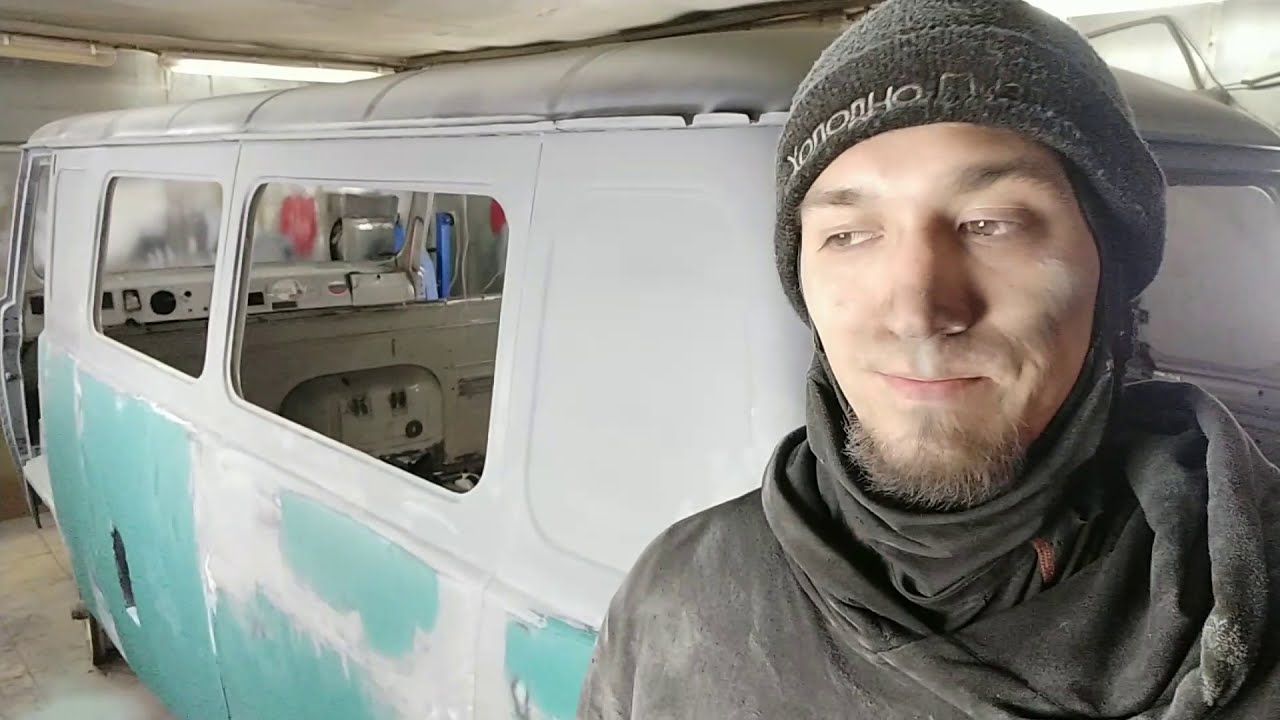 Уаз буханка. Грунт. Шпатлевка.
