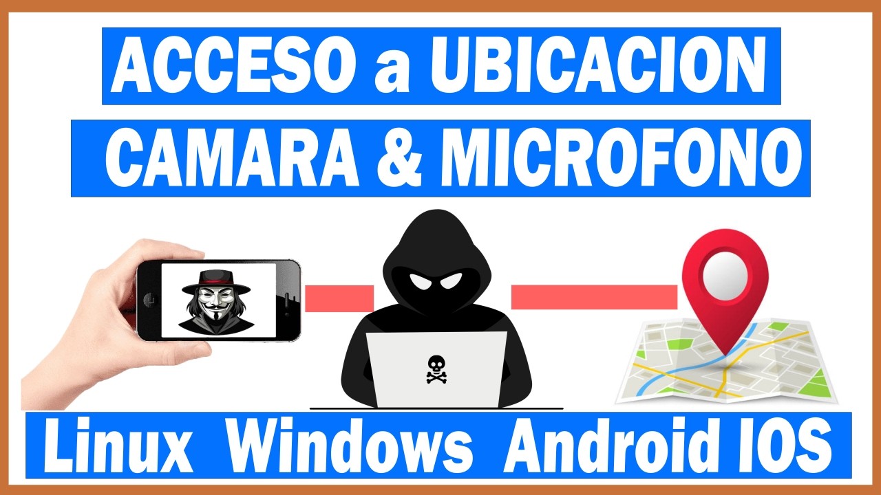 HACKERS ACCEDEN a TU COMPUTADORA y MOVIL para VER TU UBICACION, CAMARA y MICROFONO | Kali Linux