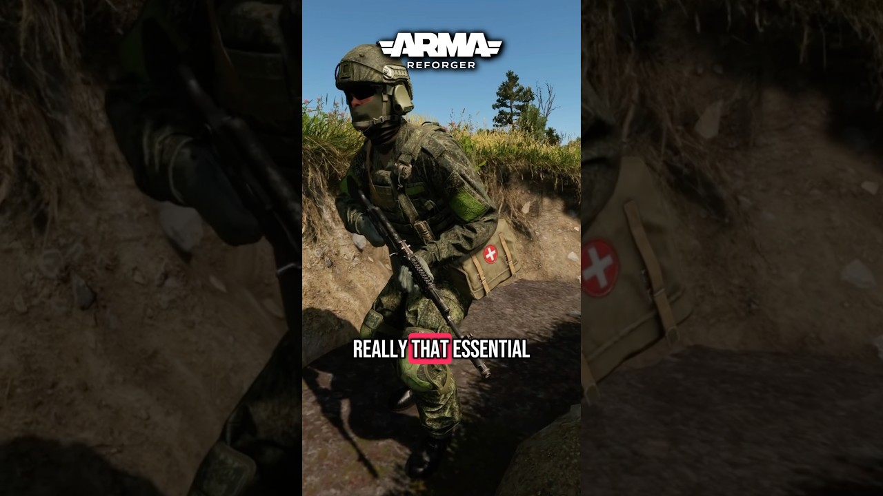 Is the medic useful in Arma Reforger? #armareforger #gaming #medic #gaming #pc #ps5 #xbox