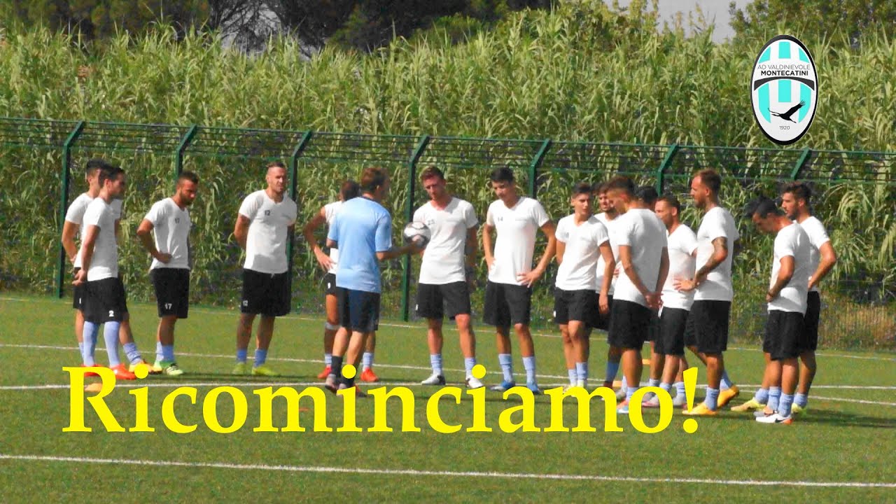 Il primo giorno di preparazione estiva del Montecatini Calcio 2016-17