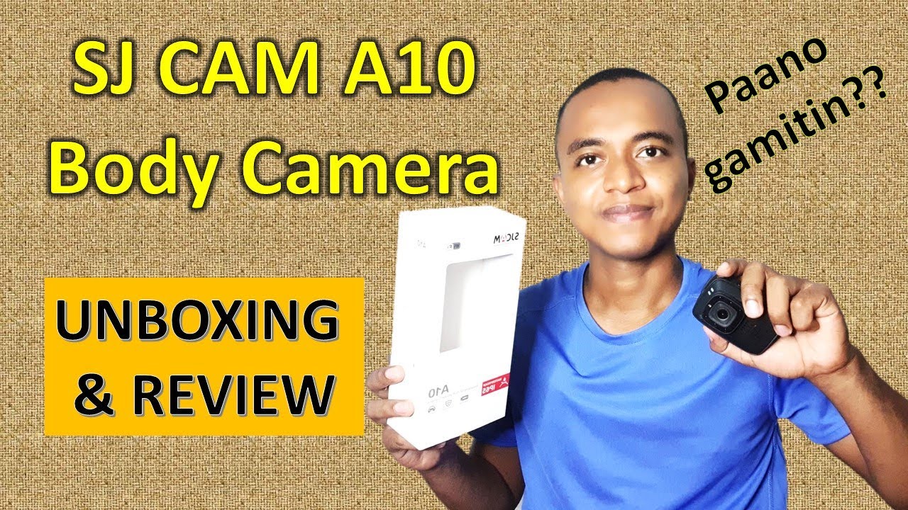 SJCAM A10 BODY CAMERA (UNBOXING & REVIEW)