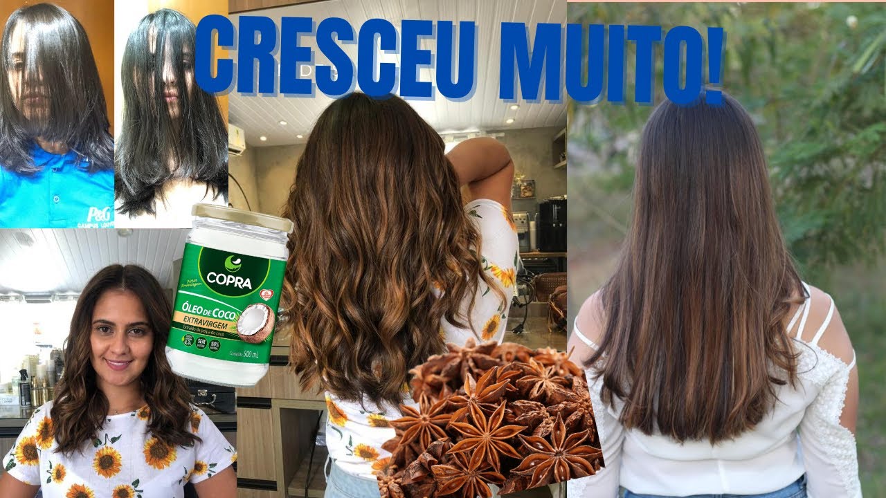 Como acelerar o crescimento capilar com anis estrelado, óleo de coco e ricínio