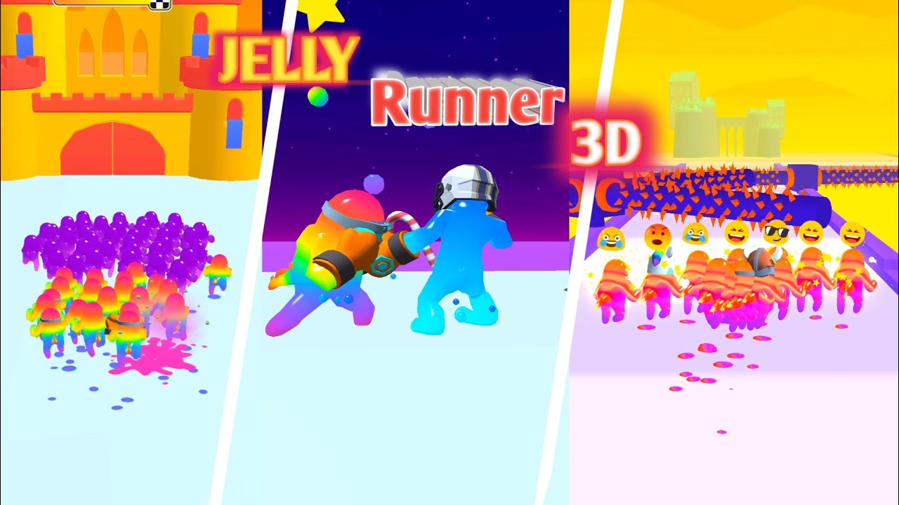 Jelly Runner 3D Realistic Gameplay Android iOS
