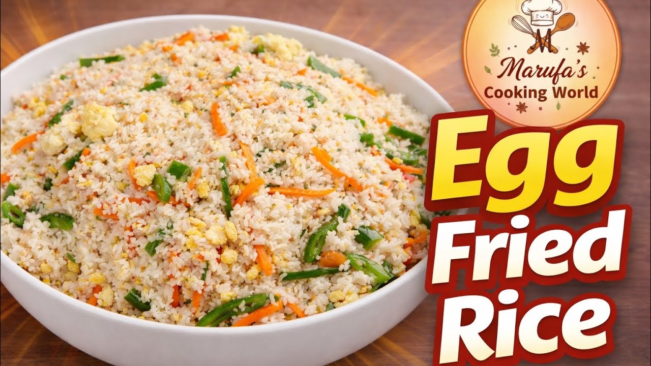ঘরেই বানান রেস্টুরেন্ট স্টাইল Egg Fried Rice 😋 | Easy & Quick Fried Rice Recipe