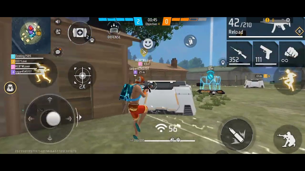Krishna gaming #freefire #shortvideo 