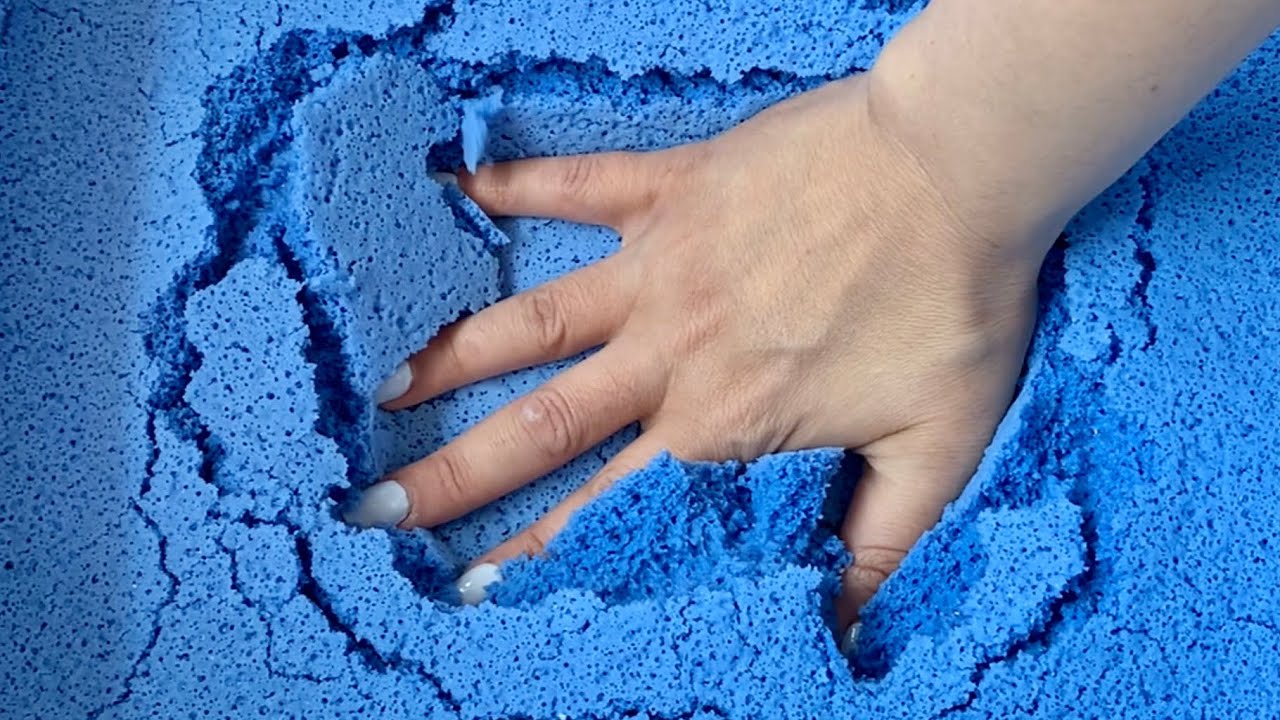 ⚡️💙✨ ULTRA-BLUE CRYSTAL BUCKET ✨💙⚡️ - sponge ASMR
