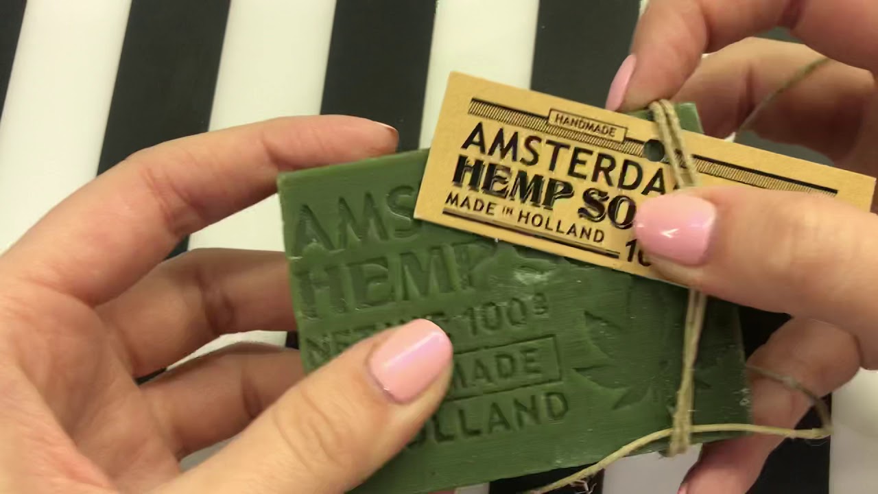 Soap from Amsterdam with cannabis