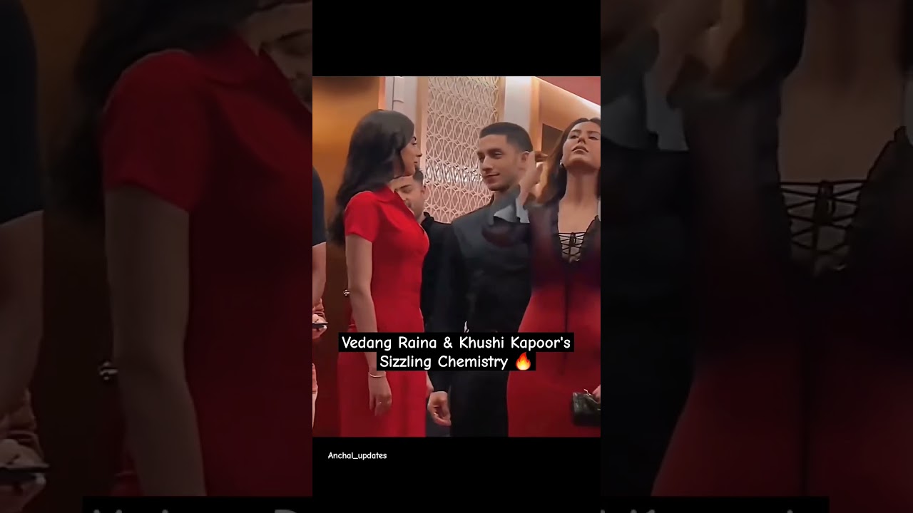 The way he looks at her Gf 😍 💞 Vedang Raina & Khushi Kapoor 🔥 #couplegoals #bollywoodcouple #love