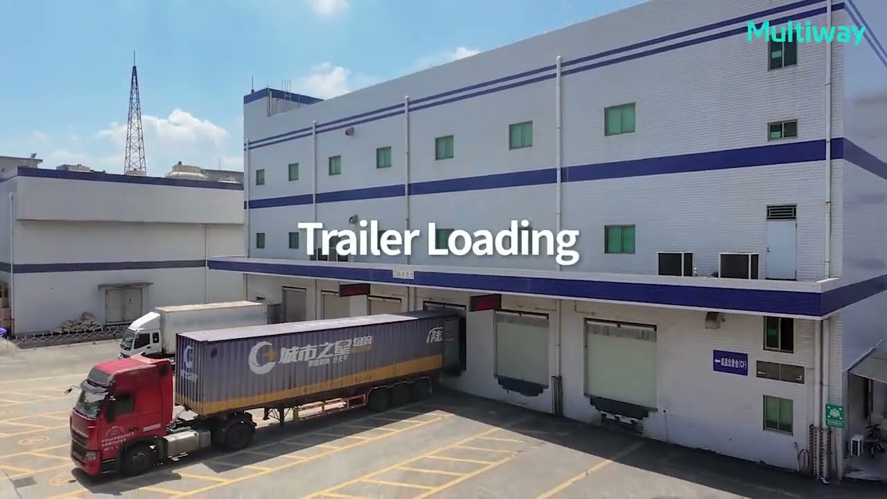 AGV counterbalanced forklift Q20 for Trailer Loading and Unloading