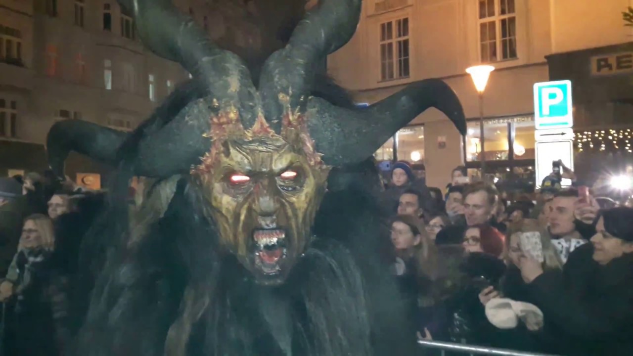 Pochod rakouských čertů v Brně - 2017