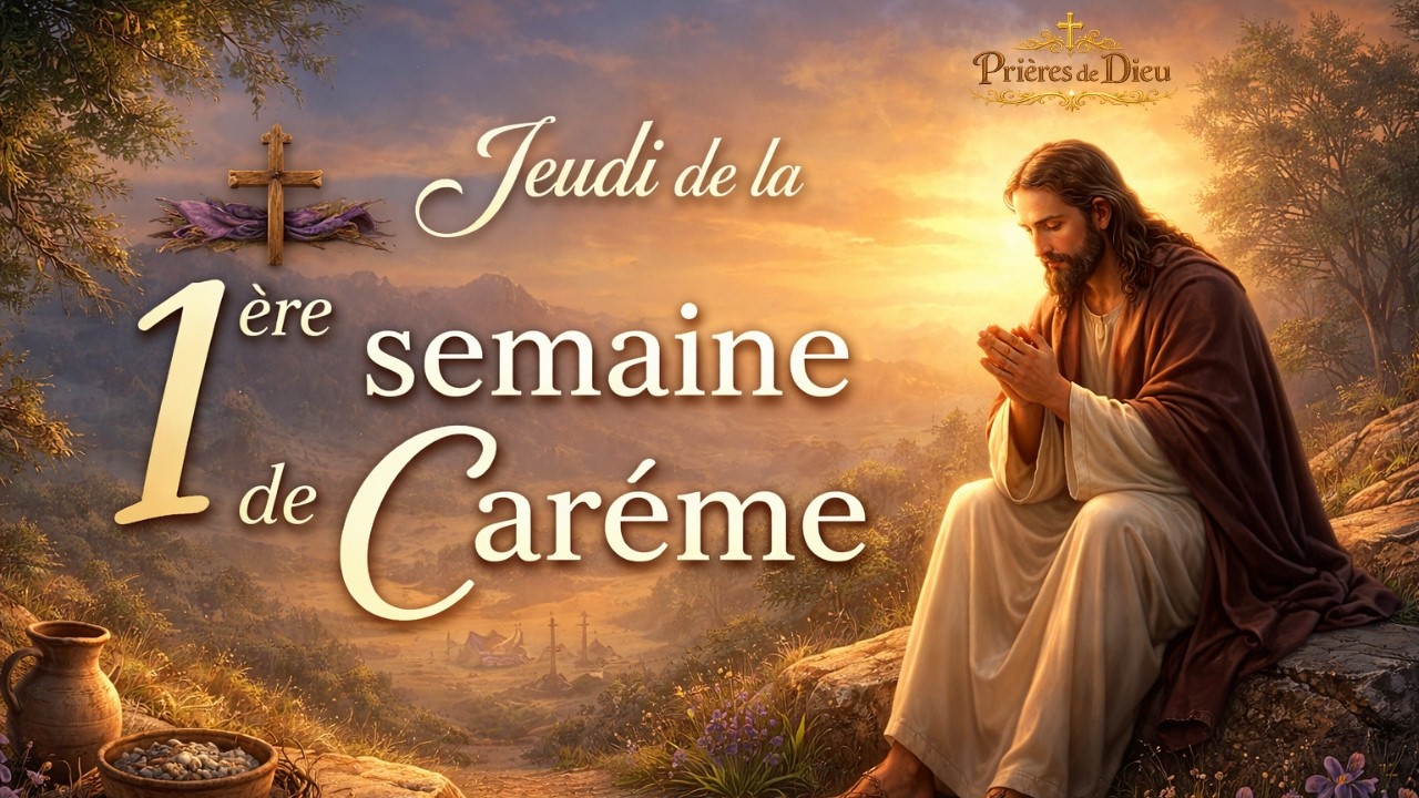 JEUDI DE CARÊME : TA VIE PEUT CHANGER DÈS AUJOURD’HUI — PRIÈRE PUISSANTE