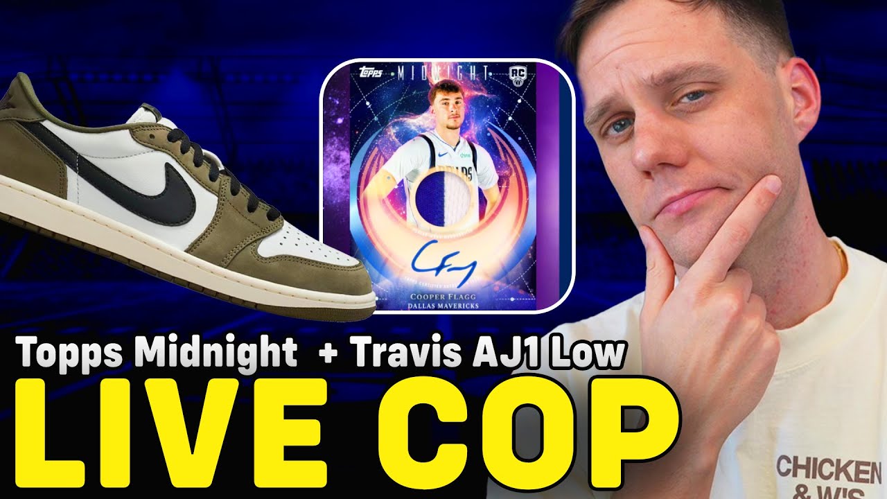 DAILY STREAM: AIR JORDAN 1 LOW OLIVE & TOPPS BASKETBALL MIDNIGHT