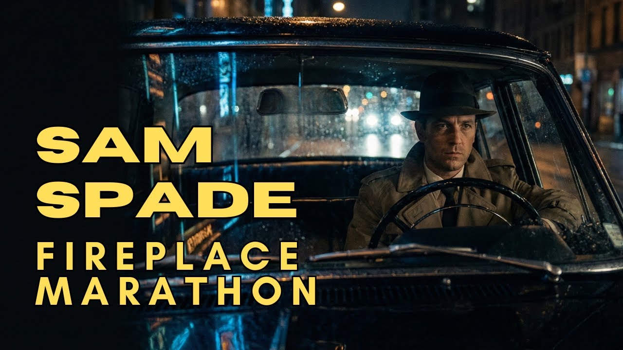 Fireplace Marathon - Sam Spade | Old Time Radio Marathon Classics