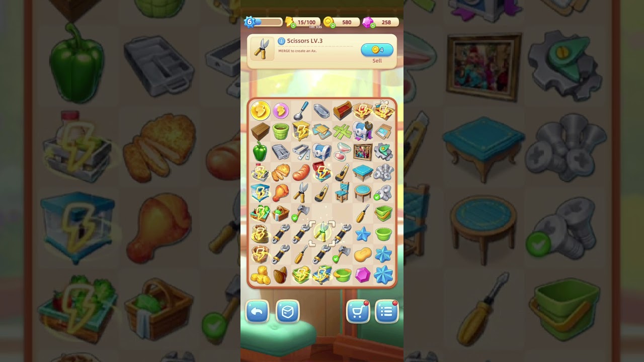Merge Bistro: Renovation Story Gameplay Part 3