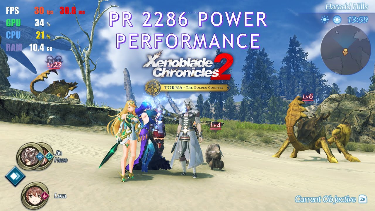 Ryujinx PR 2286 POWER | Xenoblade Chronicles 2 Torna The Golden Country Switch Emulator HD Gameplay