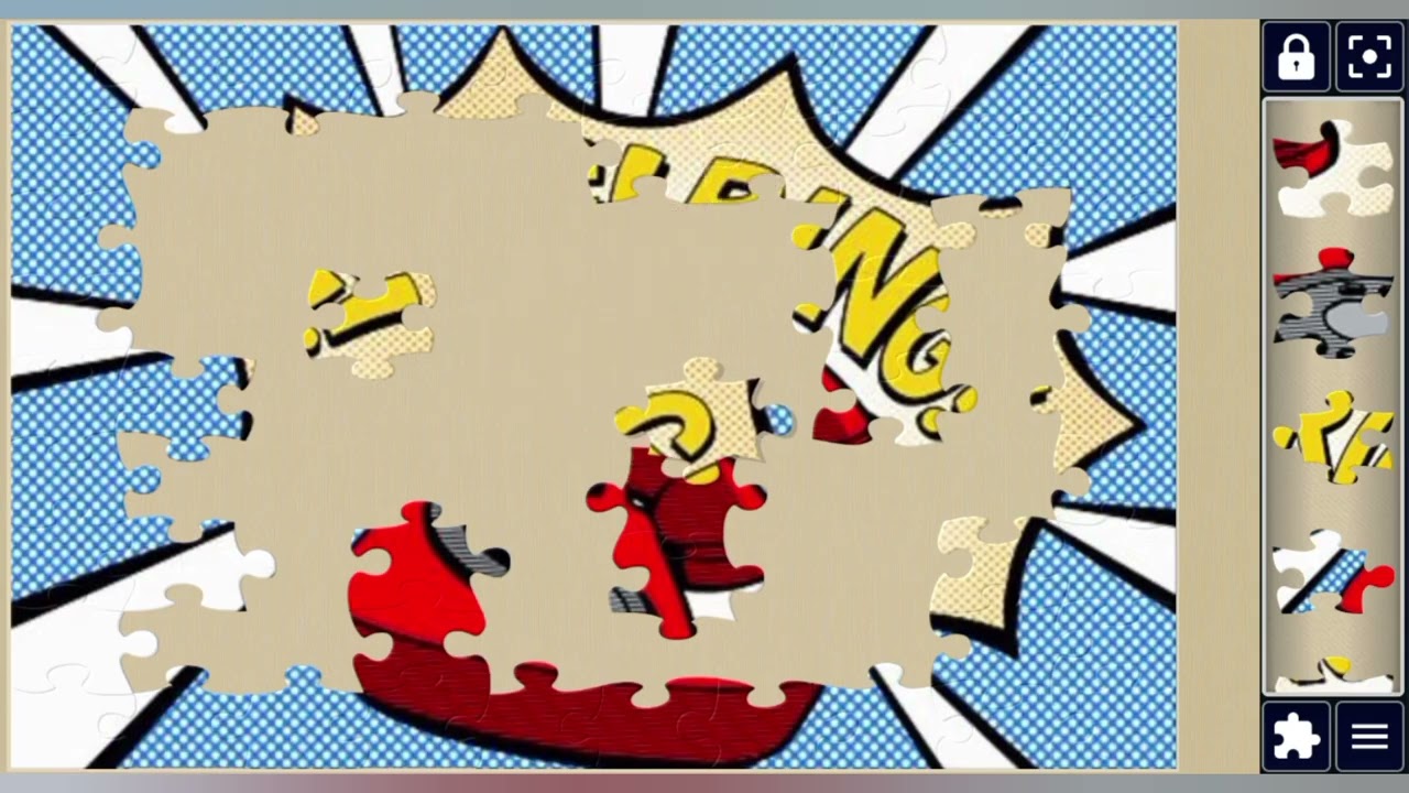 Scarlet Telephone ☎️ Screams 'Ring! Ring!'💥🧩 Comic Style jigsaw puzzle 🧩//@jigsawpuzzle45 
