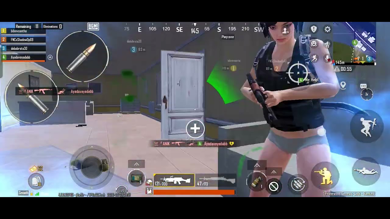 1v4 bgmi gameplay #bgmi #pubgmobile #gaming 
