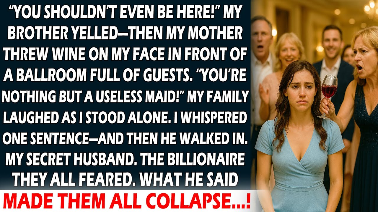 My Family Mocked me In Front of all Guests, But When my Husband Walked In, They...