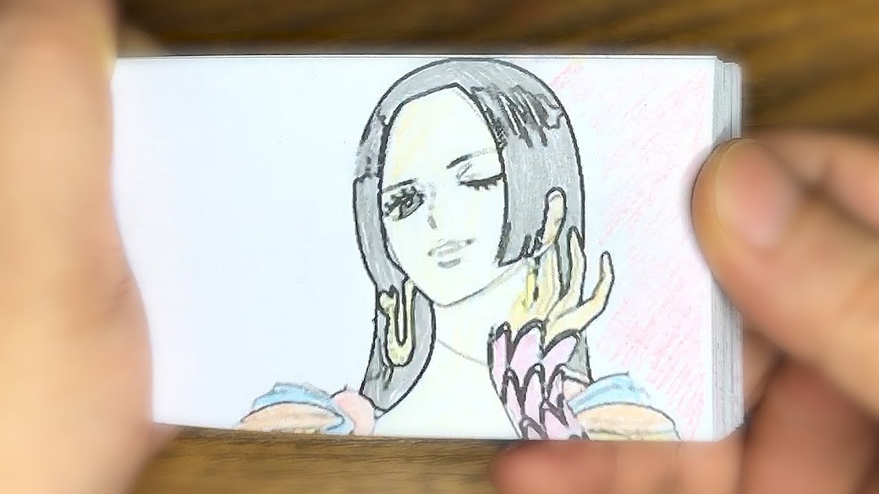 One Piece Cartoon FlipBook | One Piece Character Boa Hancock Flip Book