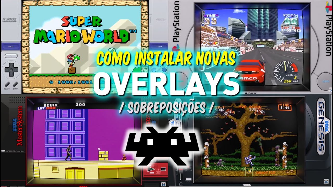 Como instalar Overlays no Retroarch / Recursos avançados