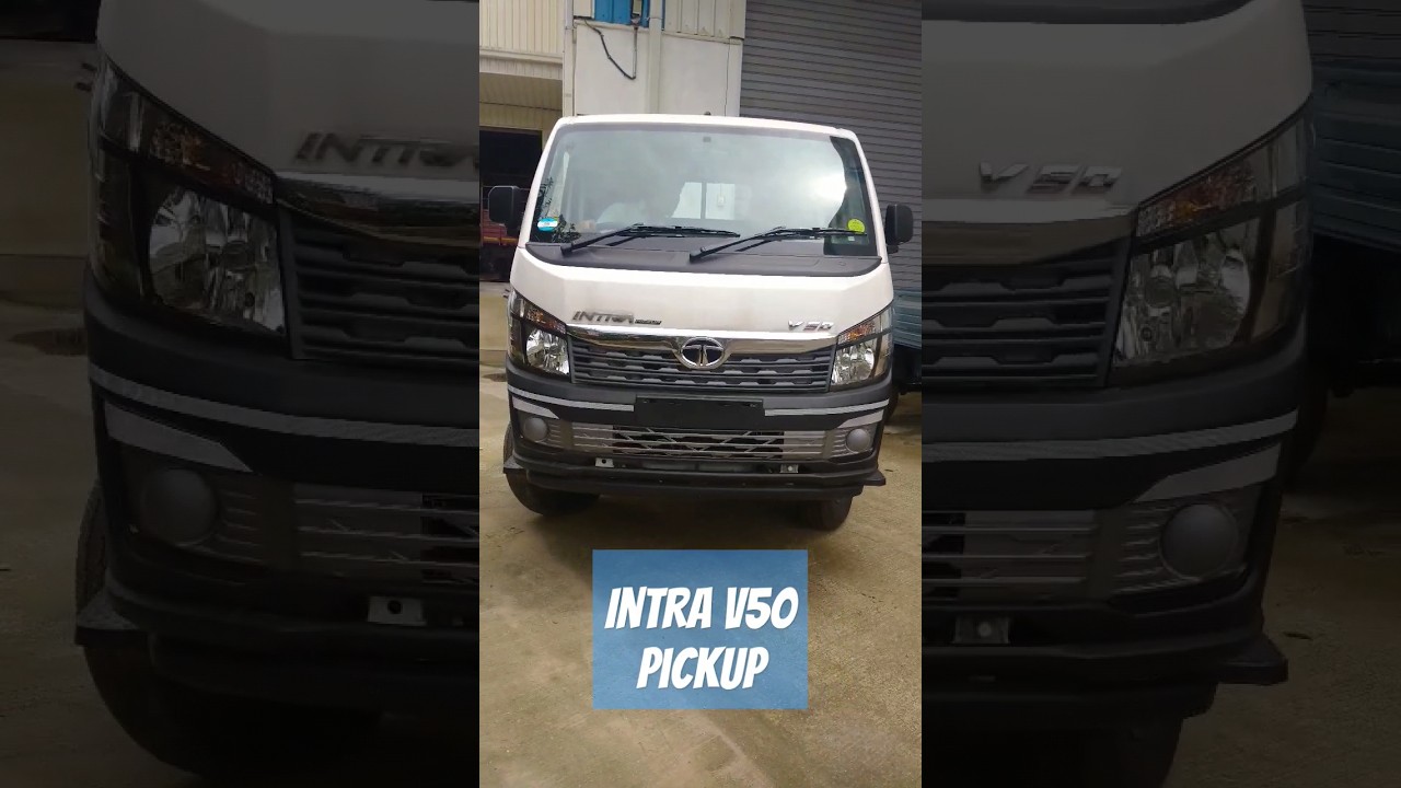 Tata Intra V50 white.. new in pickup category #tata #automobile #car #truck #shorts #youtube