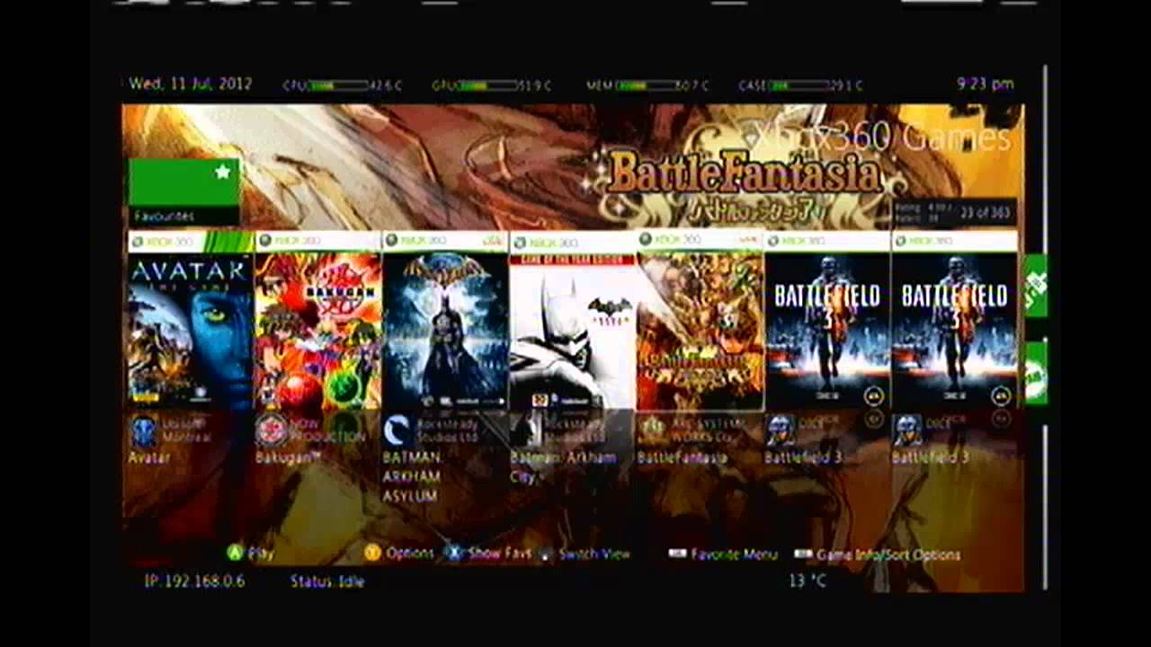 RGH XBOX 360 3TB MEMORY WITH EXTRACTED GAMES ON METRO STYLE FSD
