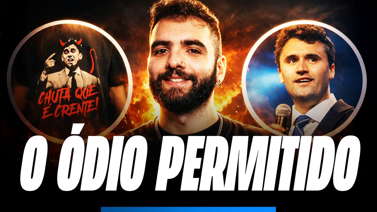 TIAGO SANTINELLI E O ÓDIO AOS CRISTÃOS