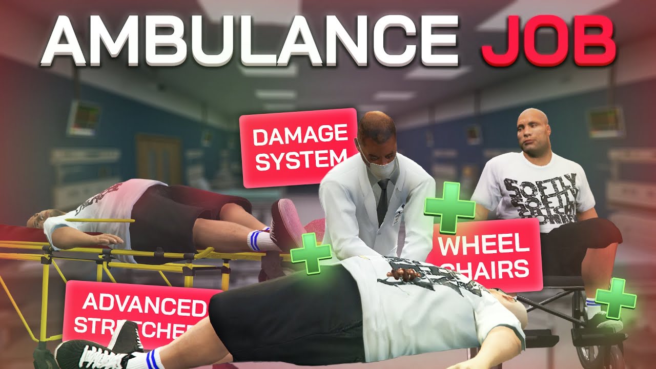 FiveM Advanced Ambulance Job [ ESX / QBCORE / QBOX] | pScripts