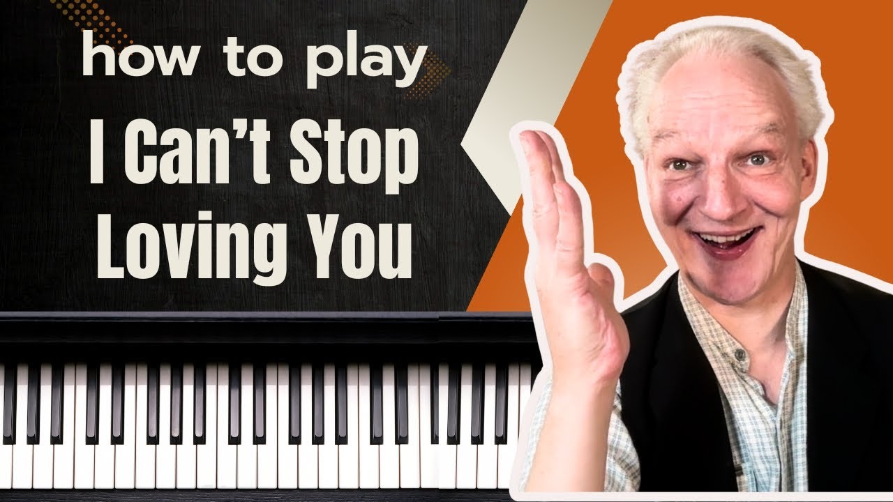 I Can't Stop Loving You Piano Tutorial, easy ( Ray Charles )