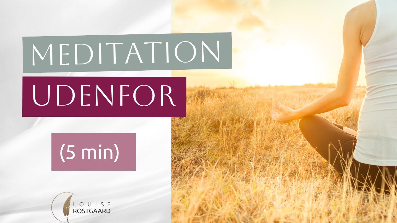 Morgen meditation udenfor