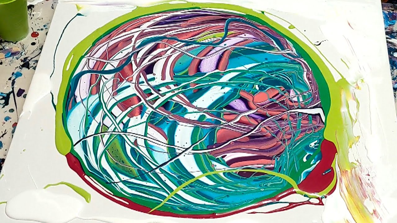 Huge Infinity Pour! Wild Results with Paint Pouring! | Fluid Art | Abstract Art