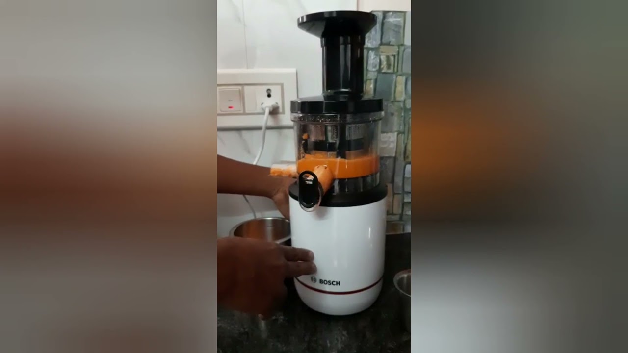Bosch new slow juicer review